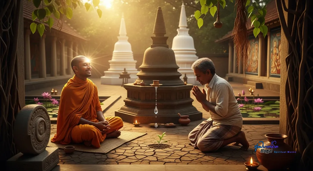 The Inner Battlefield A Monks Spiritual Journey to Liberation – The First Taste of Dhamma A Drop of Water on a Parched Heart_38969.webp