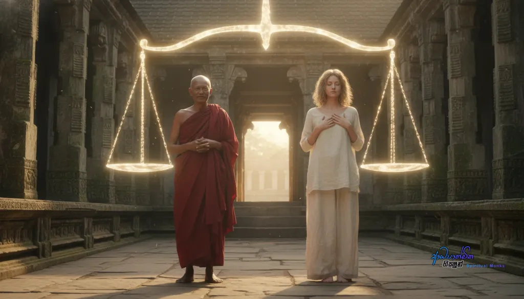 The Path of the Universal Agent – Woman and Monk_58745