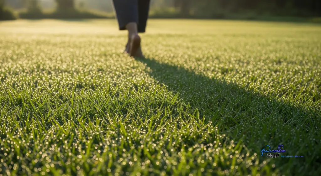 Walking Meditation A Buddhist Path to Overcome Stress and Calm Your Mind – A Note on Nature Concrete Jungles and Native Grass_44957.webp